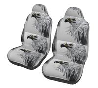 WXZYFP Sketching an Eagle Car seat Covers (Two in a Pack), Suitable for Most Seats. Such as: Cars, SUVs, Trucks, Vans, etc.