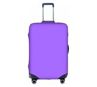 WXZYFP Solid color light purple The protective cover for the suitcase with a double-sided unique print helps you avoid taking the wrong suitcase during travel., White, Large