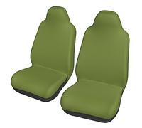 WXZYFP Solid Dark Green Car seat Covers (Two in a Pack), Suitable for Most Seats. Such as: Cars, SUVs, Trucks, Vans, etc.