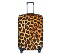 WXZYFP Stripes on leopards The protective cover for the suitcase with a double-sided unique print helps you avoid taking the wrong suitcase during travel., White, Large