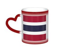 WXZYFP Thailand Flag Red It is a color-changing mug, black for cold and white for hot, and more durable after hand washing.pajamas for women short sleeve,pajama tops for women short sleeve,