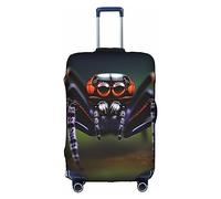 WXZYFP Tropical rainforest spiders The protective cover for the suitcase with a double-sided unique print helps you avoid taking the wrong suitcase during travel., White, Large