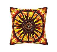 WXZYFP Turning The Flame Double-Sided Printing, Universal Pillowcase for All Seasons, 16 * 16in100% Polyester