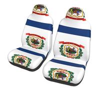 WXZYFP West Virginia Flag Car seat Covers (Two in a Pack), Suitable for Most Seats. Such as: Cars, SUVs, Trucks, Vans, etc.
