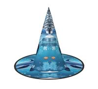 WXZYFP winter the dolphin This is a foldable and portable Halloween hat.