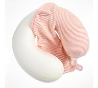 WY LIGHTING LEVEL Neck Pillow Cover, Travel Neck Pillow Cover Pillow Travel U Neck Pillow Case Cover, U Shaped Neck Pillow Washable Cover, Airplane Pillow Cover (Only Pillow Covers, No Filler)(Pink)