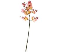 WY8 Artificial Eucalyptus Stems - 70cm Faux Eucalyptus for Home, Fall Decorations, Wedding, Table Centerpieces, Thanksgiving, Party, and Halloween Decor (Pink - 5 Pcs)