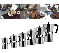 WY8 TOP MOKA Italian Coffee Pot Maker Filter Stove Top Mocha Espresso Coffee Pot all size (300ML 6CUP)