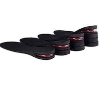 WYAFEIER 3-9 cm Height Increase Insole Cushion Height Lift Adjustable Cut Shoe Heel Insert Larger Women Men Unisex Quality Foot Pads, Black, 5 cm