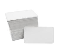 WYAN 200 Pcs White Self-Seal Cards,Kraft Paper Blank Business Cards,Kraft Paper Message Cards,Word Card,for DIY Gift Tag, School,Office, Clips, Flower, Halloween(9 * 5 cm)