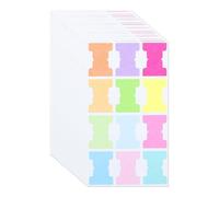 WYAN 240 Pcs Sticky Index Tabs, Book tabs, 24 x 17mm,Small Sticky Labels, Planner Stickers, Double-Sided Post It Tab, Page Markers Tab, for Books, Notes, and Document Categorisation (12 Colours)