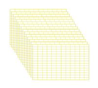 WYAN 2700 Pcs White Sticky Labels, Sticky Labels, Removable, Small Sticky Label, for Bottle, File Folder, Jar Box, School, Office, Kitchen (9 * 13mm)