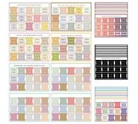 WYAN 480 Bible Tabs, Bible Divider Tab, Bible tabs Index Stickers for Women and Men, Study Bible Index, Book Labels(4 Styles - 1 Size)