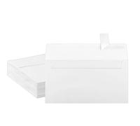 WYAN Envelopes, 40 Pack 21.5 x 10.5 cm White envelopes, Classic Flap Envelopes, for Gift, Greeting Cards, Wedding, Business, Invitation (Card not Included)