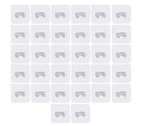WYAN Plug Hooks-32 Pcs Power Plug Wall Storage Holder,Shower Razor Holder,Self Adhesive Hooks,for Living Room Kitchen Bathroom Bedroom