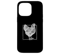 Wyandotte Chicken Portrait - Vintage Laced Farm Bird Case for iPhone 14 Pro Max