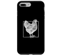 Wyandotte Chicken Portrait - Vintage Laced Farm Bird Case for iPhone 7 Plus/8 Plus
