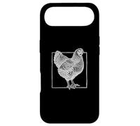 Wyandotte Chicken Portrait - Vintage Laced Farm Bird Case for iPhone Air
