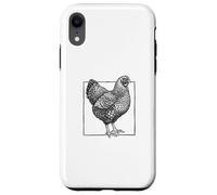 Wyandotte Chicken Portrait - Vintage Laced Farm Bird Case for iPhone XR