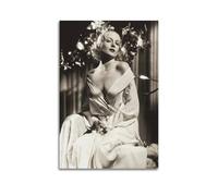 WYATAO Carole Lombard Sexy Posters Painting On Canvas Wall Art Scroll Picture Print Living Room Walls Decor Homes 24x36inch(60x90cm)