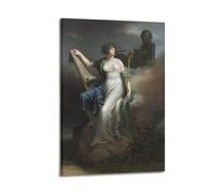 WYATAO Jacques Louis David Artwork（Calliope, Muse of Epic Poetry） Decorative Poster Room Aesthetic Print Art Wall Painting Canvas Modern Bedroom Decor 08x12inch(20x30cm)