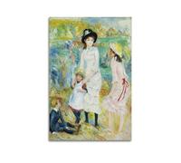 WYATAO Pierre-Auguste Renoir Artwork(Children on The Seashore, Guernsey) Decorative Poster Art Canvas Painting Decor Wall Print Photo Home Modern Decoratives 08x12inch(20x30cm)