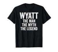 Wyatt The Man The Myth The Legend Shirt First Name Wyatt T-Shirt