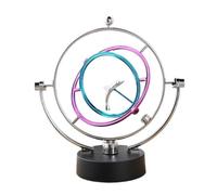 WYBZDA Bedroom/Living Newton's Cradle for Desktop, Perpetual Motion Machine, Newtons Cradle Pendulum for Office Battery Powered Decorations(Dolphin)
