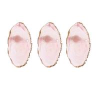 WYBZDA Ring 3/6 Pcs Resin Nail Art Palette Adjustable Portable Gel Nail Polish Palette for Diy Blooming Flowers Nail Art Pallete for Professional(Pink - 3 pcs)