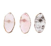 WYBZDA Ring 3/6 Pcs Resin Nail Art Palette Adjustable Portable Gel Nail Polish Palette for Diy Blooming Flowers Nail Art Pallete for Professional(3 pcs - A)