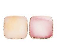 WYBZDA Square Nail Polish Mixing Plate for Coasters Resin Nail Art Palette for Manicurists Makeup Artists Nail Polish Palette Portable Reusable(D)