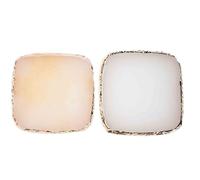 WYBZDA Square Nail Polish Mixing Plate for Coasters Resin Nail Art Palette for Manicurists Makeup Artists Nail Polish Palette Portable Reusable(F)