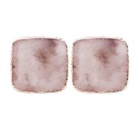 WYBZDA Square Nail Polish Mixing Plate for Coasters Resin Nail Art Palette for Manicurists Makeup Artists Nail Polish Palette Portable Reusable(Taupe)