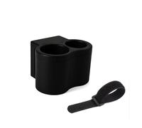 WYCHLIGHT Cigar Holder for Golf Cart, Dual Slot Design, Golf Magnetic Cigar Racks, Magnetically attached to metals or bound to non-metals,Universal, One-Hand Operation, Black-Cigar Accessories