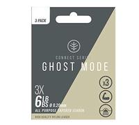 WYCHWOOD GHOST MODE TAPERED LEADER 3 PACK - FLY FISHING LEADER (4lb (5X - 0.15mm) - 9ft)