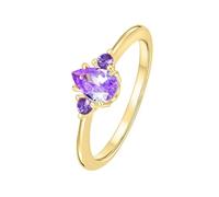 Wycian Butterfly Ring Middle Finger 14K White Gold Ring Guard Au585 Size H 1/2 White Pear 3X5mm Moissanite Stackable for Mother Fashion