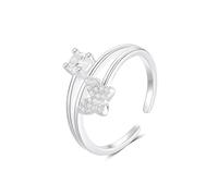 Wycian Custom Promise Rings Rings Zircon 14K Yellow Gold Au585 Size R 1/2 Colorful Pear Cubic Zirconia Stackable for Lesbian Fashion