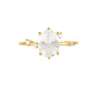 Wycian Forever Ring Leaves Rings 9K White Gold Au375 Size P 1/2 Marquise Moissanite Stackable for Mother Elegant