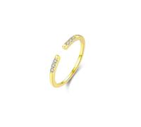 Wycian Friendship Ring Engagement Rings Princess Cut 14K White Gold Au585 Size T 1/2 White Oval 3X5mm Moissanite Stackable for Mother Fashion