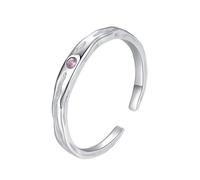 Wycian Marriage Rings 14Kt Gold Ring Au585 Size J 1/2 White Round Moissanite Stackable for Lesbian Upgrade 3.0