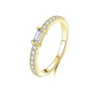 Wycian Opal Ring 9K Ring Au375 Size I 1/2 Multiclor Oval 4X6mm Opal Stackable for Sister Classic