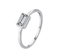 Wycian Opal Ring Real Engagement Ring White Gold 9K Au375 Size J 1/2 Pink Round Opal Stackable for Aunt Fashion