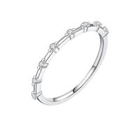 Wycian Oval Halo Ring Gold Rings for Women 9K Au375 Size N 1/2 Rosered 3X5mm Corundum Stackable for Sister Fashion