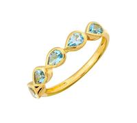 Wycian Pinky Promise Rings Opal Rings for Women 14K White Gold Au585 Size S 1/2 White Round 4mm Opal Stackable for Sister Classic