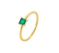 Wycian Promise Ring Unique White Gold Rings for Women 9K Au375 Size T 1/2 Stackable for Lesbian Simple