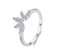Wycian Promise Rings Leaf 14K Gold Filled Ring Au585 Size L 1/2 Stackable for Aunt Upgrade 3.0