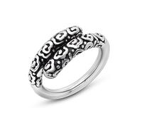 Wycian The Promise Ring, Stainless Steel Rings Women Silver Size R 1/2 7.6mm Vintage Golden Cudgel Custom Gifts for Wife Mother'S Day Jewelry