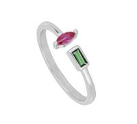Wycian Unique Moissanite Rings for Women White Gold Ring Guard 9K Au375 Size J 1/2 White Oval 3X5mm Moissanite Stackable for Lesbian Fashion