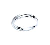 Wycian Wedding Band for Man 14K White Gold Ring Setting Silver Size Z Solid Not Plated Elegant for Sister Birthday Jewelry 08