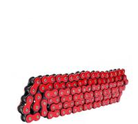 WYCZCFIS Motorcycle 420 Chain 106 Links for Bike Modification and Color Customization Compatible with Standard Sprockets(Red)